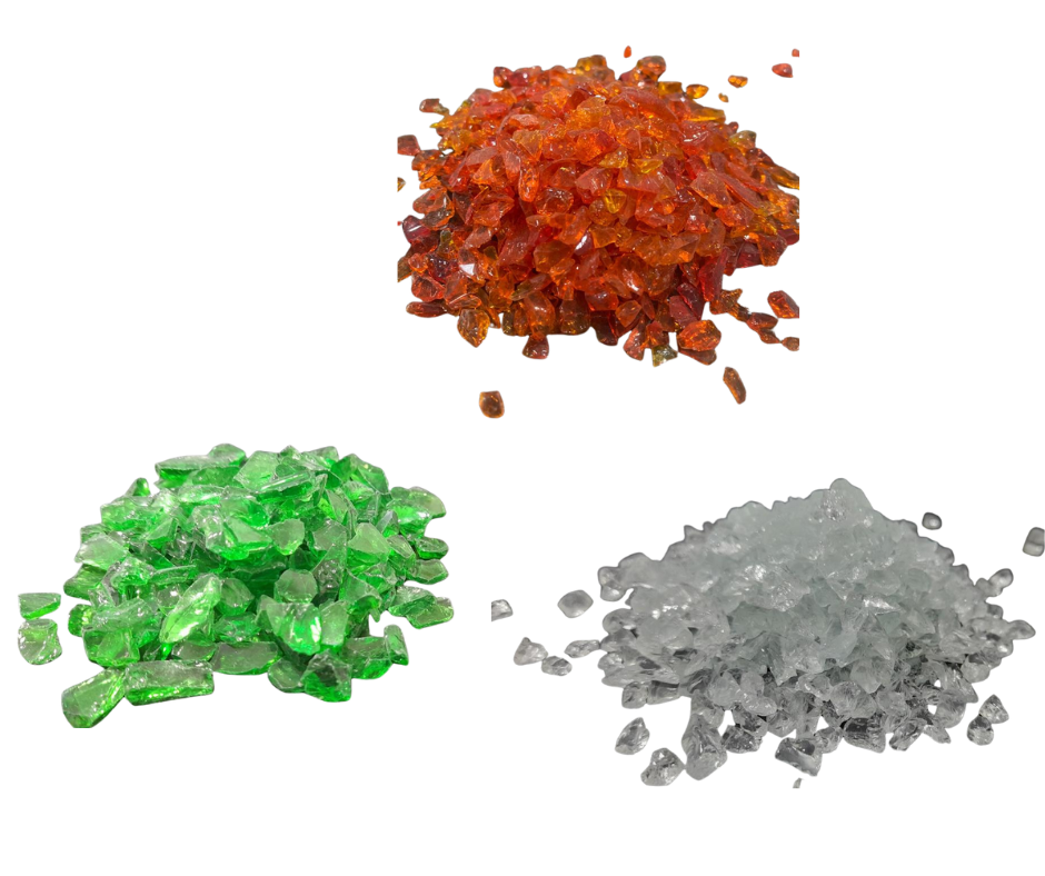 Glass chips